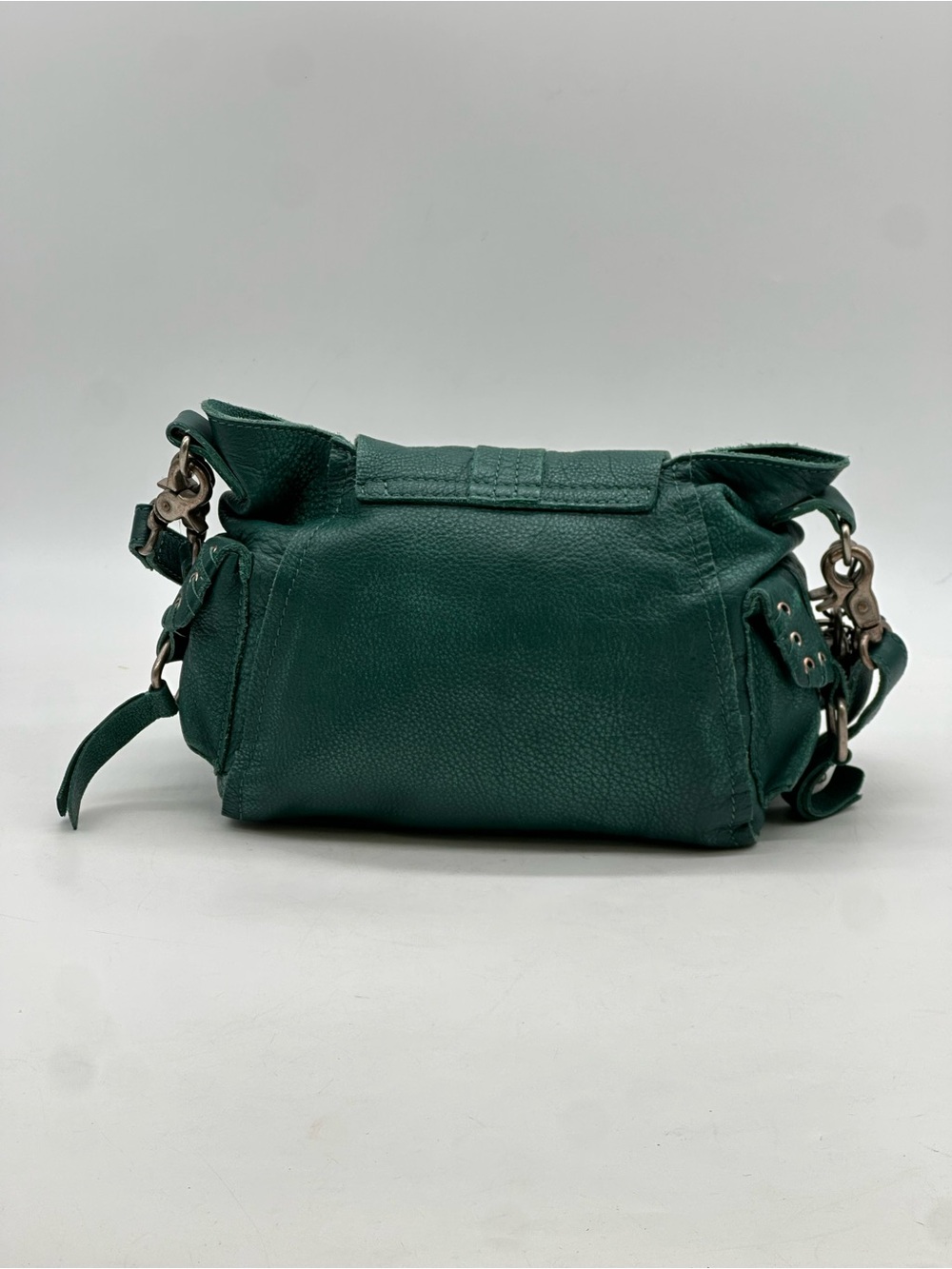 Free People We The Free Baby Leigh Distressed Leather Hobo Bag. - Picture 5 of 8